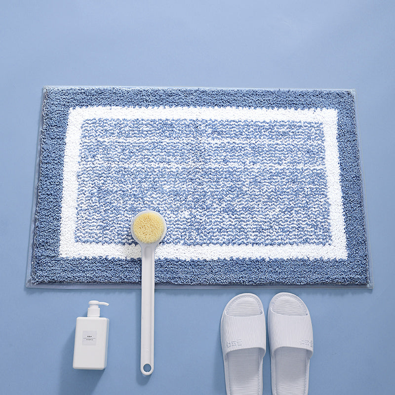 Coastal colors Anti Slip Bath Mat With Latex Backing