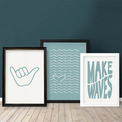 Make Waves Surf Posters