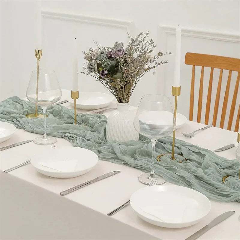 Table Runner Dinning  Decoration 90*300CM Rustic Beach Wedding Table Runners