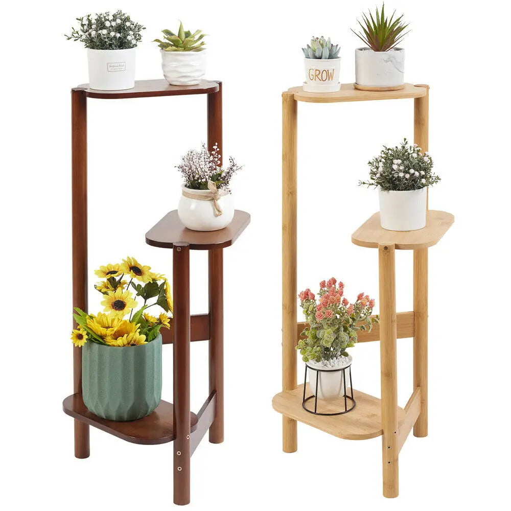 3-Tier Bamboo Plant Stands Indoor