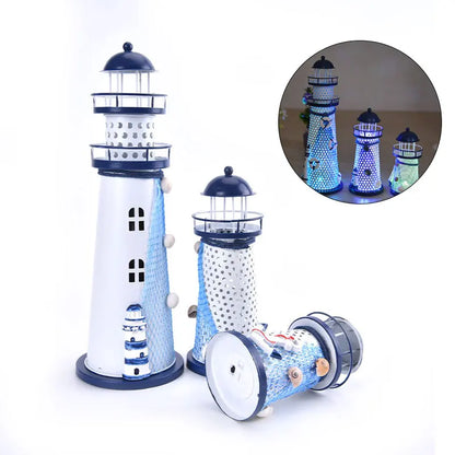 Nautical Ocean Flashing Lighthouse