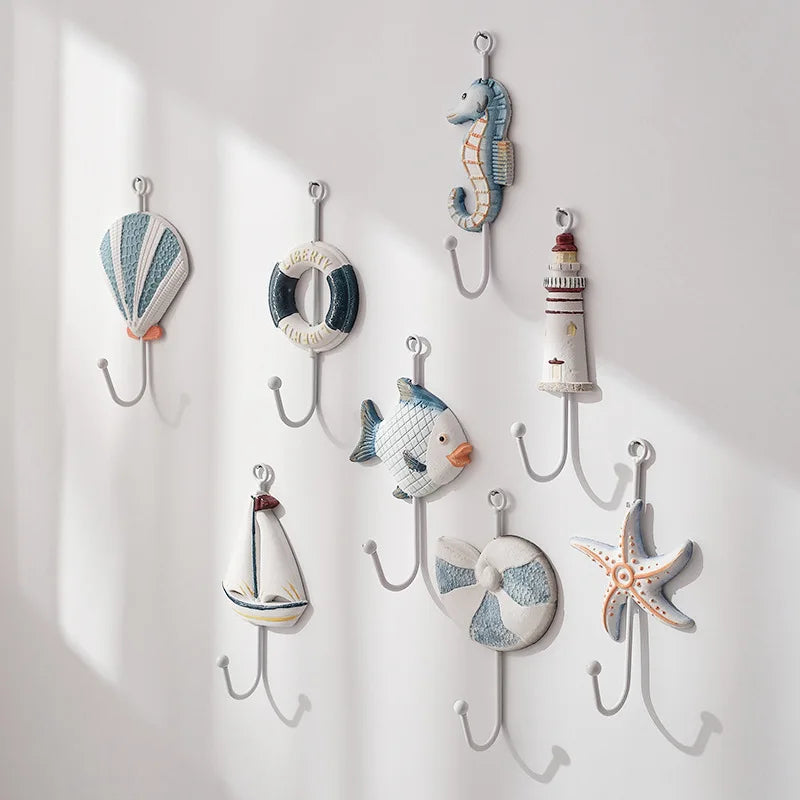 Starfish Cast Iron Wall Hooks