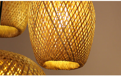 Hand Knitted Style Weaving Hanging Lamps