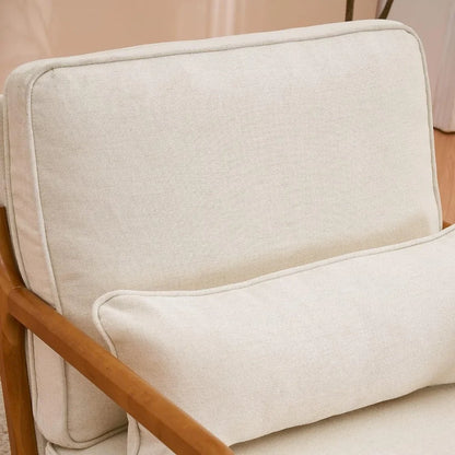 Modern accent Chair with Pillow