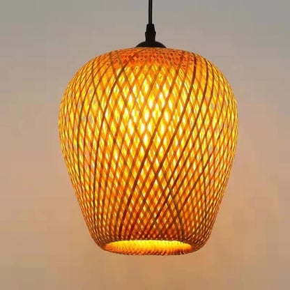 Hand Knitted Style Weaving Hanging Lamps