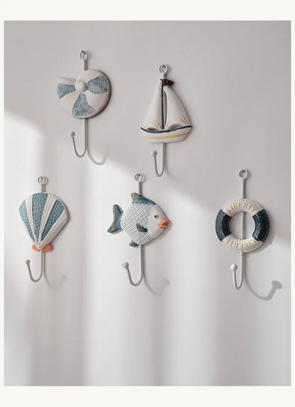 Starfish Cast Iron Wall Hooks