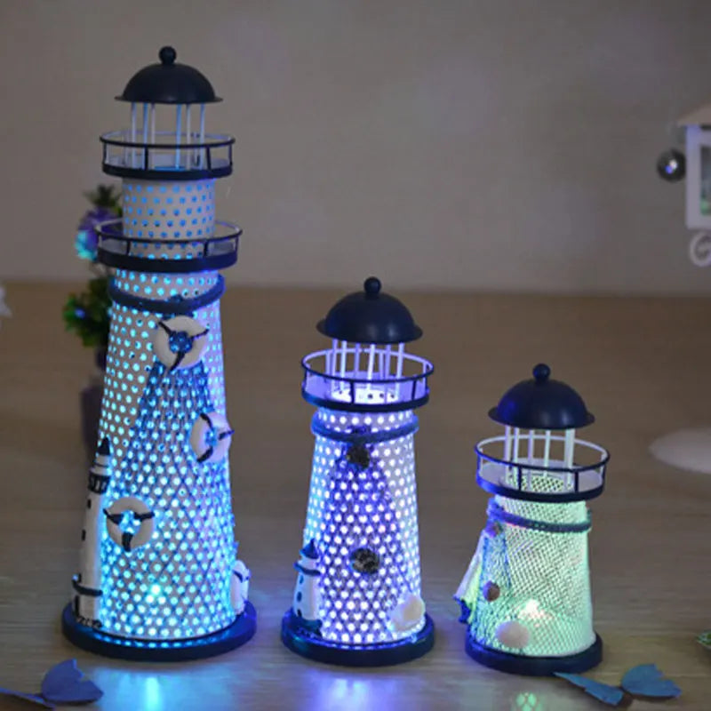 Nautical Ocean Flashing Lighthouse