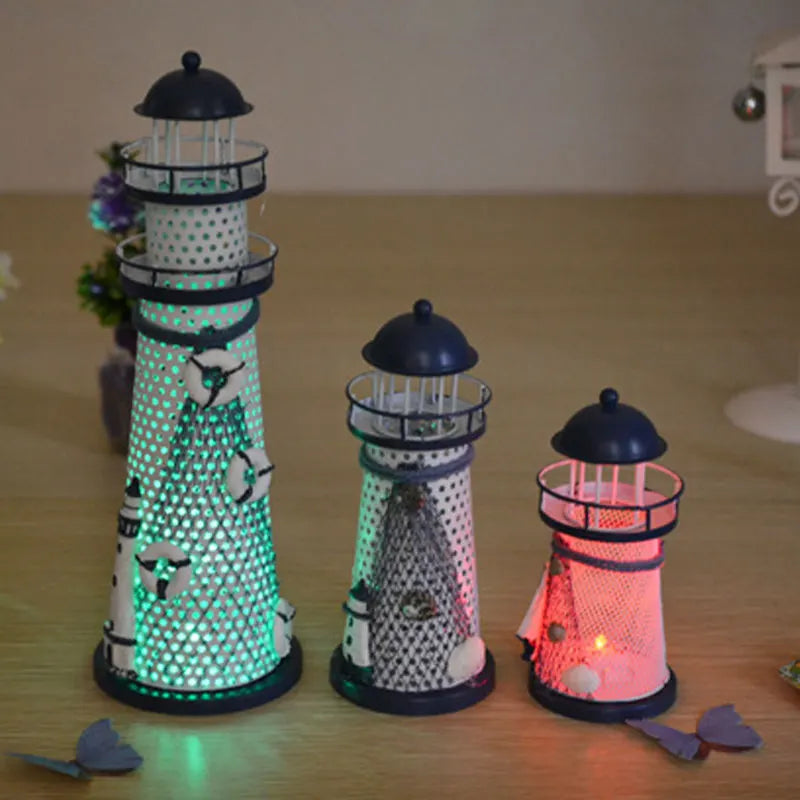 Nautical Ocean Flashing Lighthouse