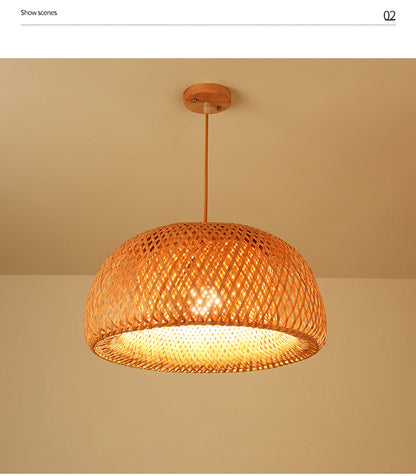 Hand Knitted Style Weaving Hanging Lamps