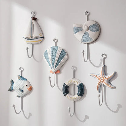 Starfish Cast Iron Wall Hooks