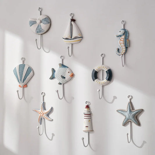 Starfish Cast Iron Wall Hooks