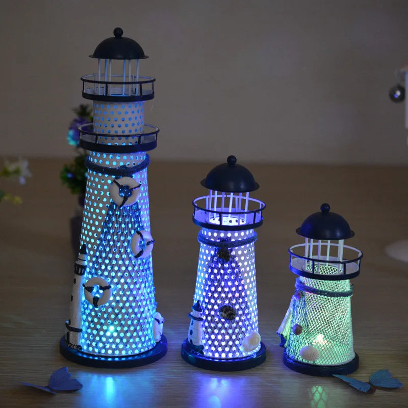 Nautical Ocean Flashing Lighthouse