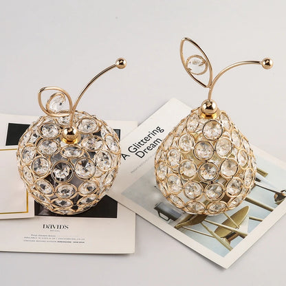 1pc Gold Crystal Pineapple Ornament