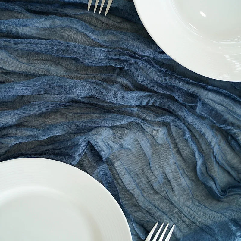 Table Runner Dinning  Decoration 90*300CM Rustic Beach Wedding Table Runners