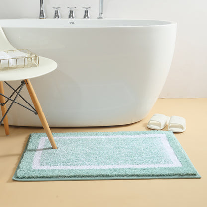 Coastal colors Anti Slip Bath Mat With Latex Backing